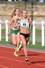 Emma Canning (Whitemoss AC) in the  heptathlon under-18s 200 metres during the Hexham Decathlon and heptathlon.
